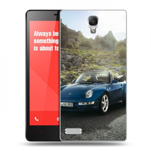 Дизайнерский силиконовый чехол для Xiaomi RedMi Note Porsche