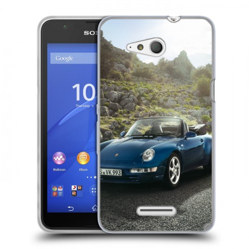 Дизайнерский пластиковый чехол для Sony Xperia E4g Porsche