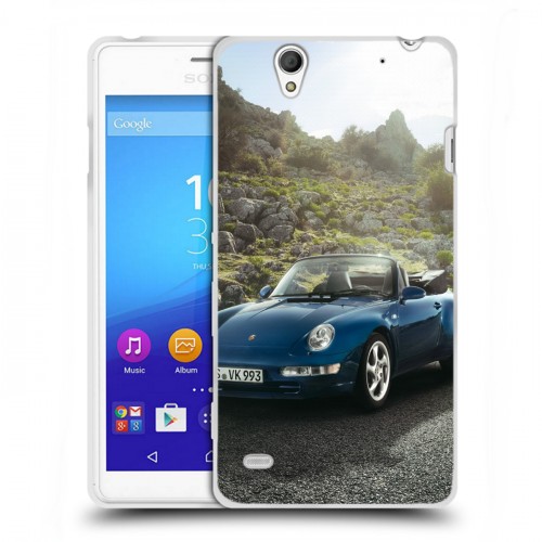 Дизайнерский пластиковый чехол для Sony Xperia C4 Porsche