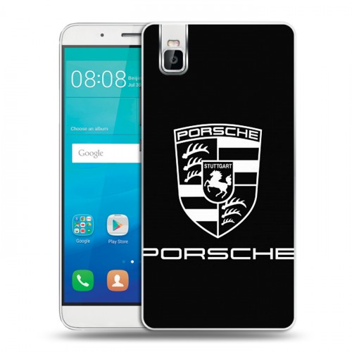 Дизайнерский пластиковый чехол для Huawei ShotX Porsche