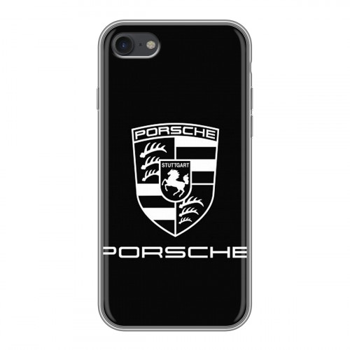 Дизайнерский силиконовый чехол для Iphone 7 Porsche