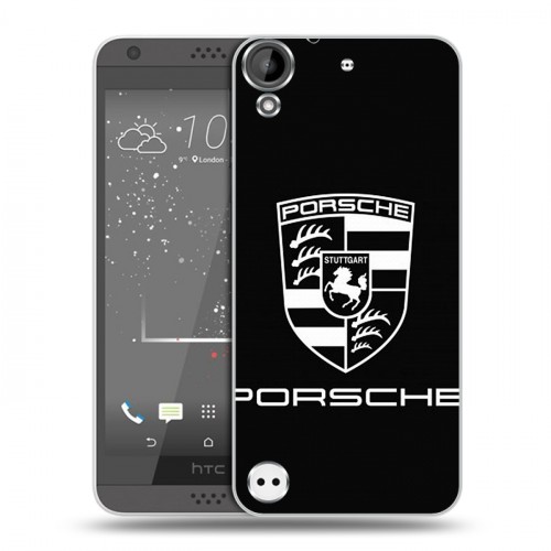 Дизайнерский пластиковый чехол для HTC Desire 530 Porsche