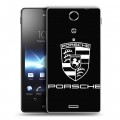 Дизайнерский пластиковый чехол для Sony Xperia TX Porsche