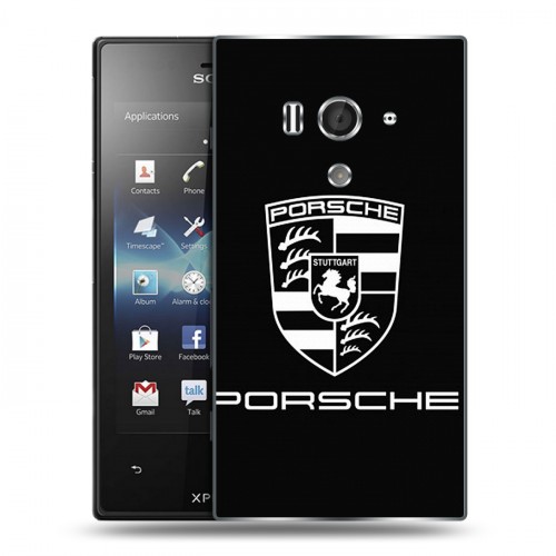 Дизайнерский пластиковый чехол для Sony Xperia acro S Porsche