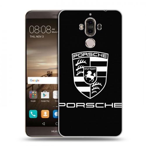 Дизайнерский пластиковый чехол для Huawei Mate 9 Porsche