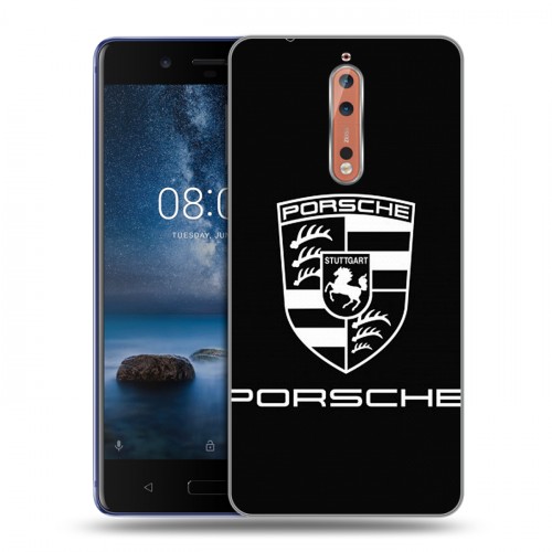 Дизайнерский пластиковый чехол для Nokia 8 Porsche