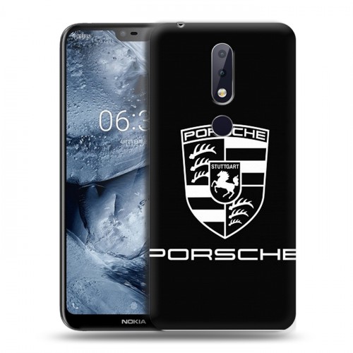 Дизайнерский пластиковый чехол для Nokia 6.1 Plus Porsche