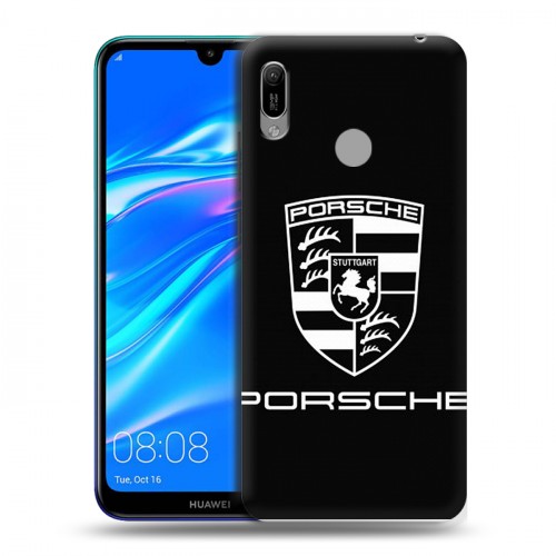 Дизайнерский пластиковый чехол для Huawei Y6 (2019) Porsche