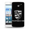 Дизайнерский пластиковый чехол для Huawei Ascend D2 Porsche