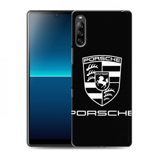 Дизайнерский силиконовый с усиленными углами чехол для Sony Xperia L4 Porsche