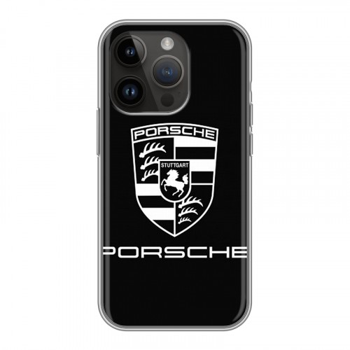 Дизайнерский силиконовый чехол для Iphone 14 Pro Porsche