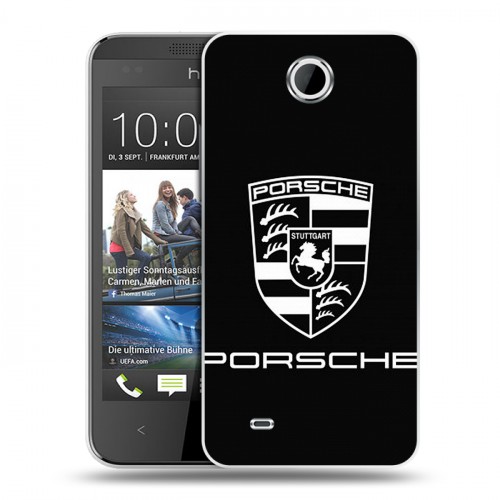 Дизайнерский пластиковый чехол для HTC Desire 300 Porsche