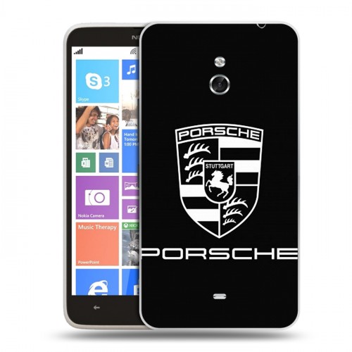 Дизайнерский пластиковый чехол для Nokia Lumia 1320 Porsche