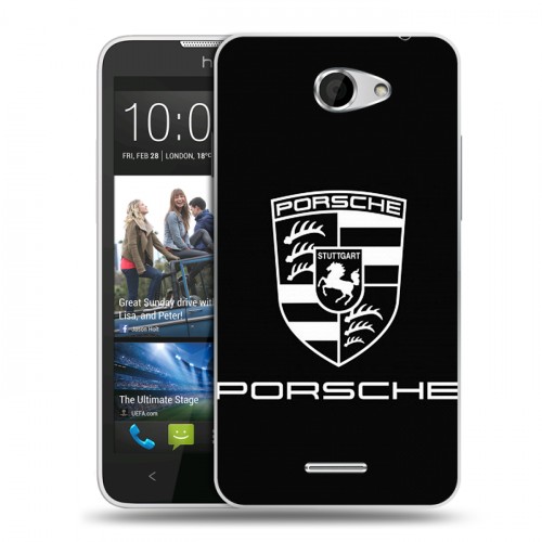 Дизайнерский пластиковый чехол для HTC Desire 516 Porsche