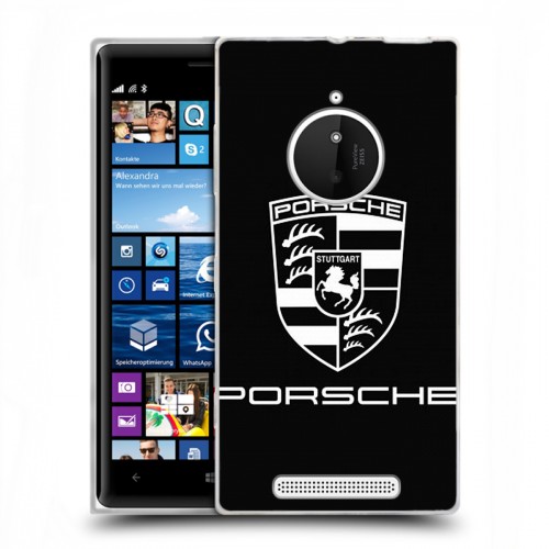 Дизайнерский пластиковый чехол для Nokia Lumia 830 Porsche