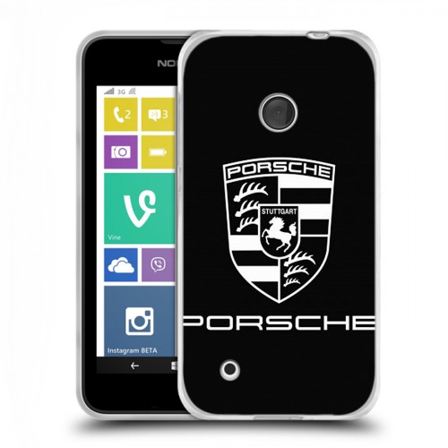 Дизайнерский пластиковый чехол для Nokia Lumia 530 Porsche