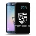 Дизайнерский силиконовый чехол для Samsung Galaxy S6 Edge Porsche
