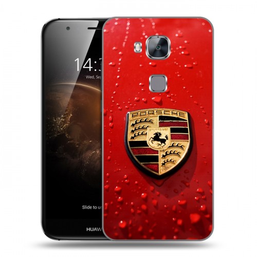 Дизайнерский пластиковый чехол для Huawei G8 Porsche