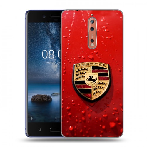 Дизайнерский пластиковый чехол для Nokia 8 Porsche