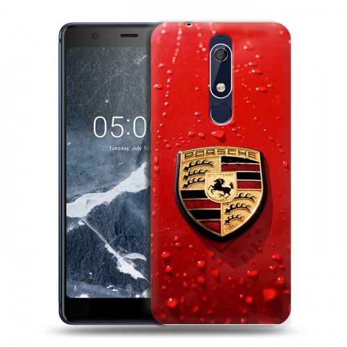 Дизайнерский пластиковый чехол для Nokia 5.1 Porsche