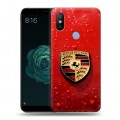 Дизайнерский силиконовый чехол для Xiaomi Mi A2 Porsche