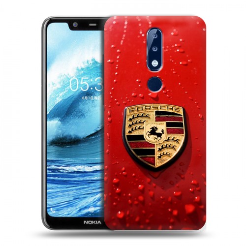 Дизайнерский силиконовый чехол для Nokia 5.1 Plus Porsche