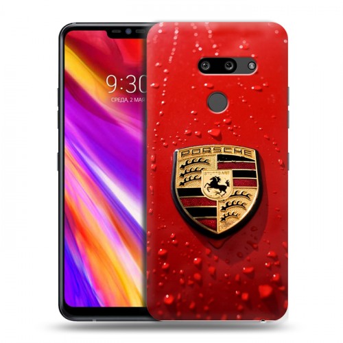 Дизайнерский пластиковый чехол для LG G8 ThinQ Porsche