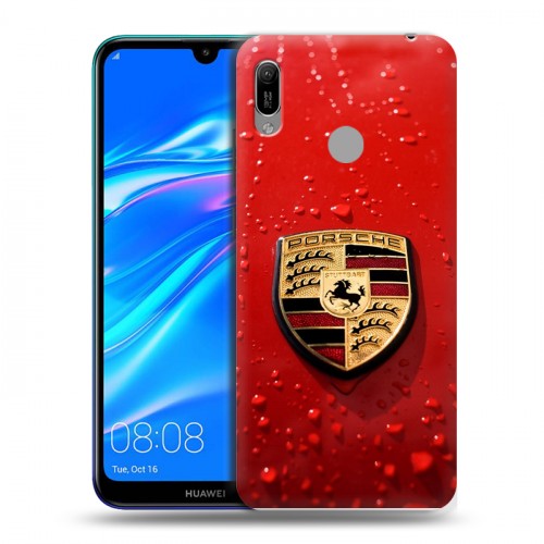 Дизайнерский пластиковый чехол для Huawei Y6 (2019) Porsche