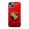 Дизайнерский силиконовый чехол для Iphone 13 Porsche