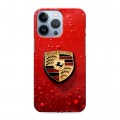 Дизайнерский силиконовый чехол для Iphone 13 Pro Porsche