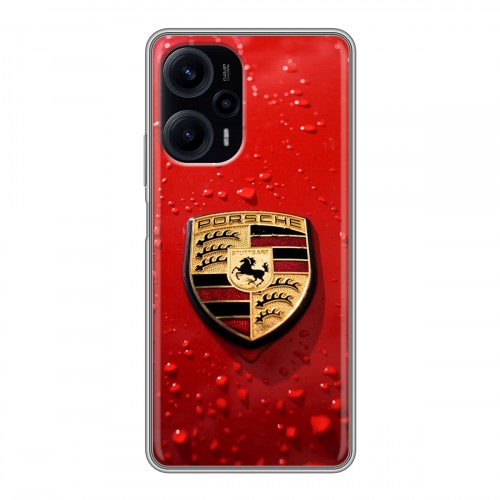 Дизайнерский силиконовый чехол для XIaomi Poco F5 Porsche