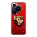 Дизайнерский силиконовый чехол для Huawei Pura 70 Pro Porsche