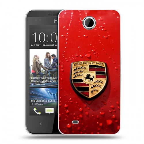 Дизайнерский пластиковый чехол для HTC Desire 300 Porsche