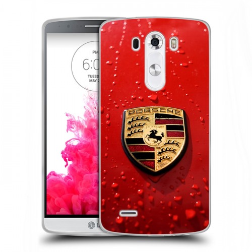 Дизайнерский пластиковый чехол для LG G3 (Dual-LTE) Porsche