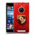 Дизайнерский пластиковый чехол для Nokia Lumia 830 Porsche