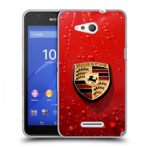 Дизайнерский пластиковый чехол для Sony Xperia E4g Porsche