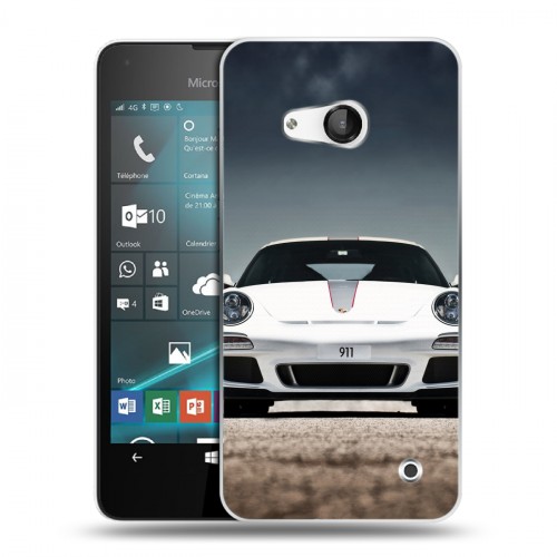 Дизайнерский пластиковый чехол для Microsoft Lumia 550 Porsche