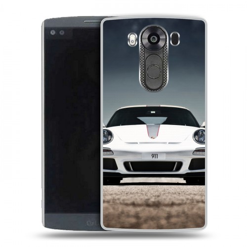 Дизайнерский пластиковый чехол для LG V10 Porsche