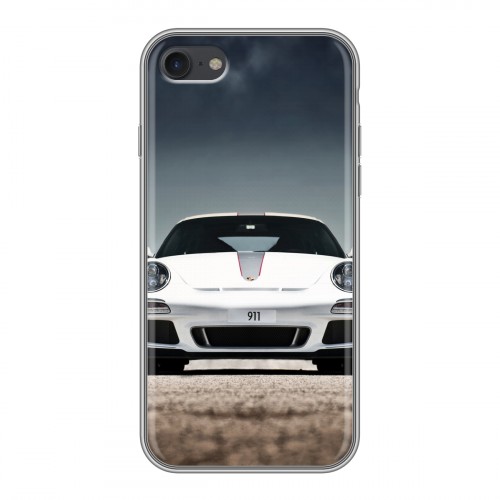 Дизайнерский силиконовый чехол для Iphone 7 Porsche