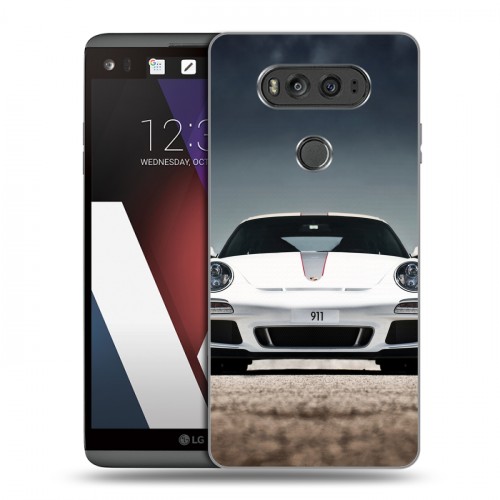 Дизайнерский пластиковый чехол для LG V20 Porsche