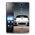 Дизайнерский пластиковый чехол для Sony Xperia TX Porsche