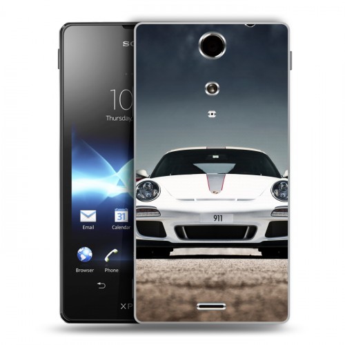 Дизайнерский пластиковый чехол для Sony Xperia TX Porsche