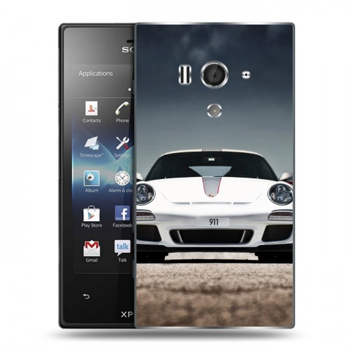 Дизайнерский пластиковый чехол для Sony Xperia acro S Porsche