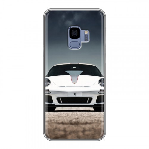 Дизайнерский пластиковый чехол для Samsung Galaxy S9 Porsche