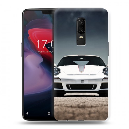 Дизайнерский пластиковый чехол для OnePlus 6 Porsche