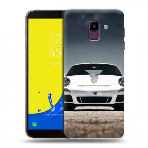 Дизайнерский пластиковый чехол для Samsung Galaxy J6 Porsche