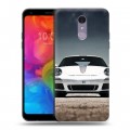 Дизайнерский пластиковый чехол для LG Q7 Porsche