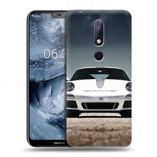 Дизайнерский пластиковый чехол для Nokia 6.1 Plus Porsche