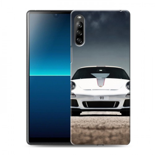 Дизайнерский силиконовый с усиленными углами чехол для Sony Xperia L4 Porsche