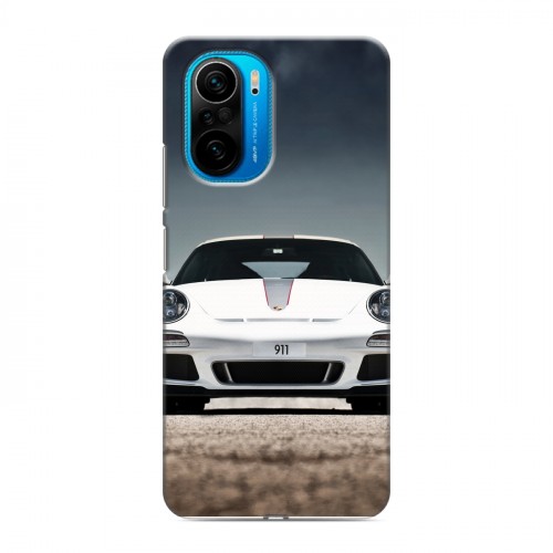 Дизайнерский силиконовый чехол для Xiaomi Poco F3 Porsche